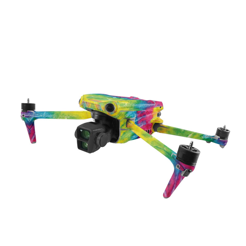 MightySkins Skin Compatible with DJI Air 3 - Tie Dye 2 | Protective, Durable, and Unique Vinyl Decal wrap Cover | Easy to Apply, Remove, and Change Styles