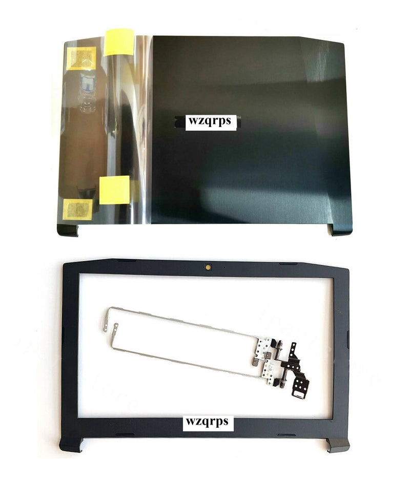Replacement Laptop LCD Cover Back Rear Top Lid with Front Bezel and Hinges for Acer Nitro 5 AN515-51 AN515-53 AN515-41 42 60.Q2SN2.002 AP211000700 AP211000800