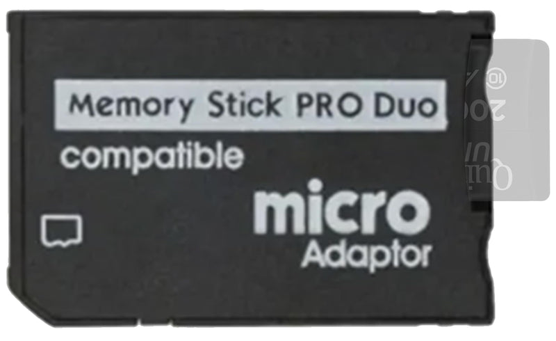 Skywin Memory Stick Pro Duo Adapter - Card Reader for PSP Memory Card Duo Adapter, Easy-to-Use Card Holder Compatible with PlayStation Card, Camera, or Handycam 1 Pack PRO-DUO