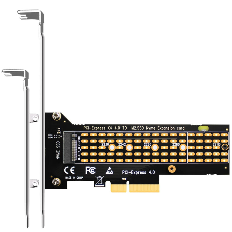 [AUSTRALIA] - GLOTRENDS 22110 M.2 NVMe to PCIe 4.0 X4 Adapter, PCIe 4.0/3.0 X4 Full Speed Support (PA-22110) 