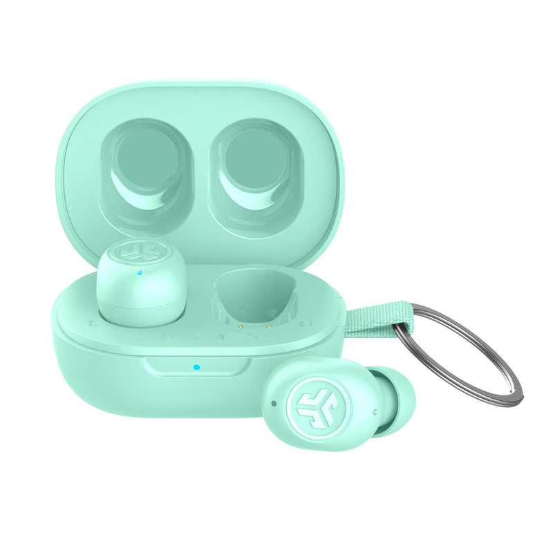 JLab JBuds MiniTrue Wireless Earbuds, Mint Green