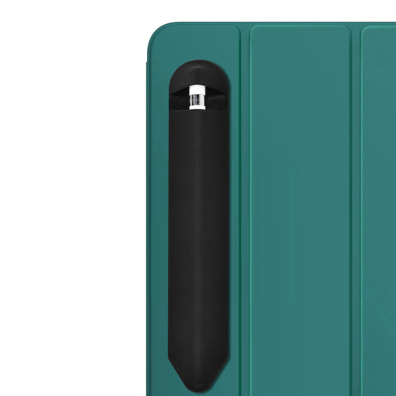 Adhesive Pencil Holder Compatible with Apple Pencil 1st Generation and 2nd Gen, Elastic Storage Sleeve Case Compatible with iPad Pen USB C, and Some Other Stylus, with Pocket for Pencil Cap
