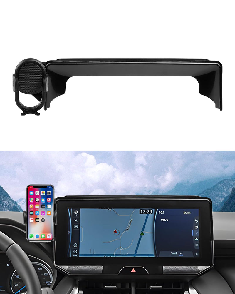 Autorder Car Phone Holder for Toyota Venza 2021 2022 2023 2024 Accessories Phone Mount 12.3" Screen Cell Phone Automobile Cradles 360 Degree Rotation (Not fit Screen with Automatic Light Sensor) Toyota Venza 2021-2024 with 12.3''