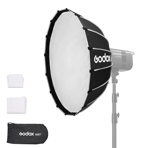 Godox Softbox 25.6"/65cm Godox S65T Bowens Mount Compact Softbox 25.6"