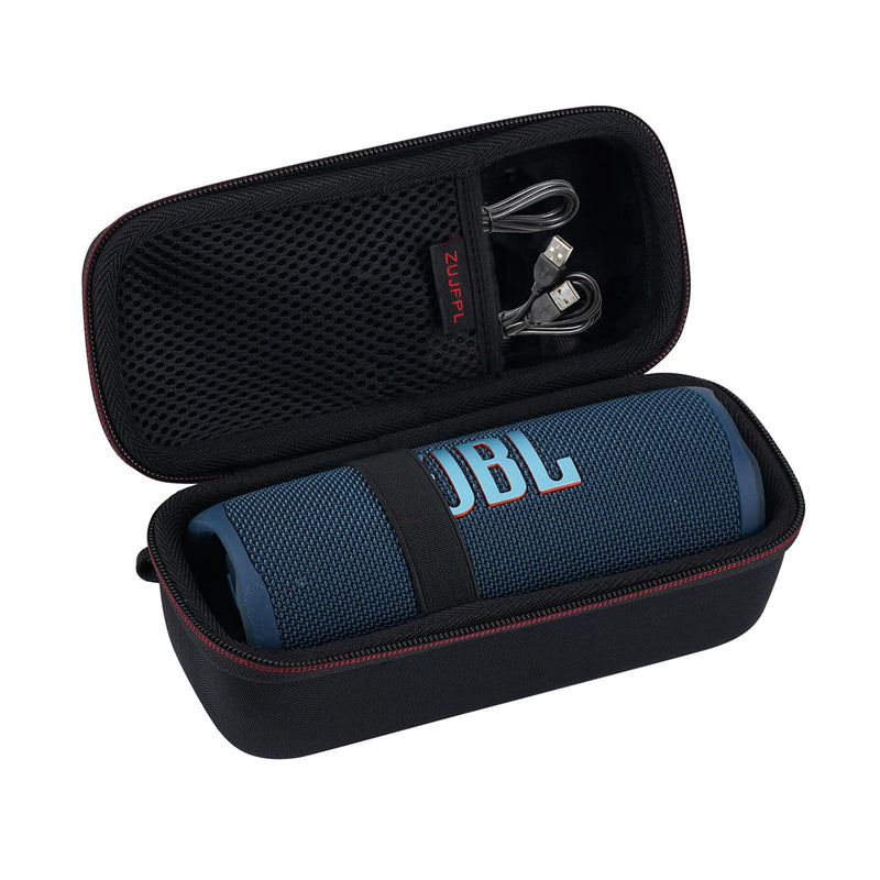 EVA Hard Case for JBL Flip 6 Flip 5 Waterproof Portable Bluetooth Speaker, Fit for JBL Flip 4 Premium Travel Protecrive Carrying Storage Bag(Black) Black