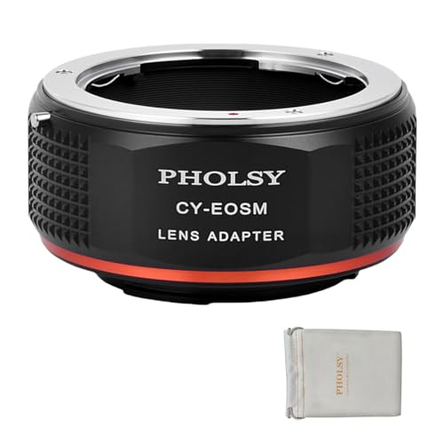 PHOLSY Adapter Compatible with Contax Yashica CY Lens to Canon EF-M Camera Contax / Yashica CY to EOS M