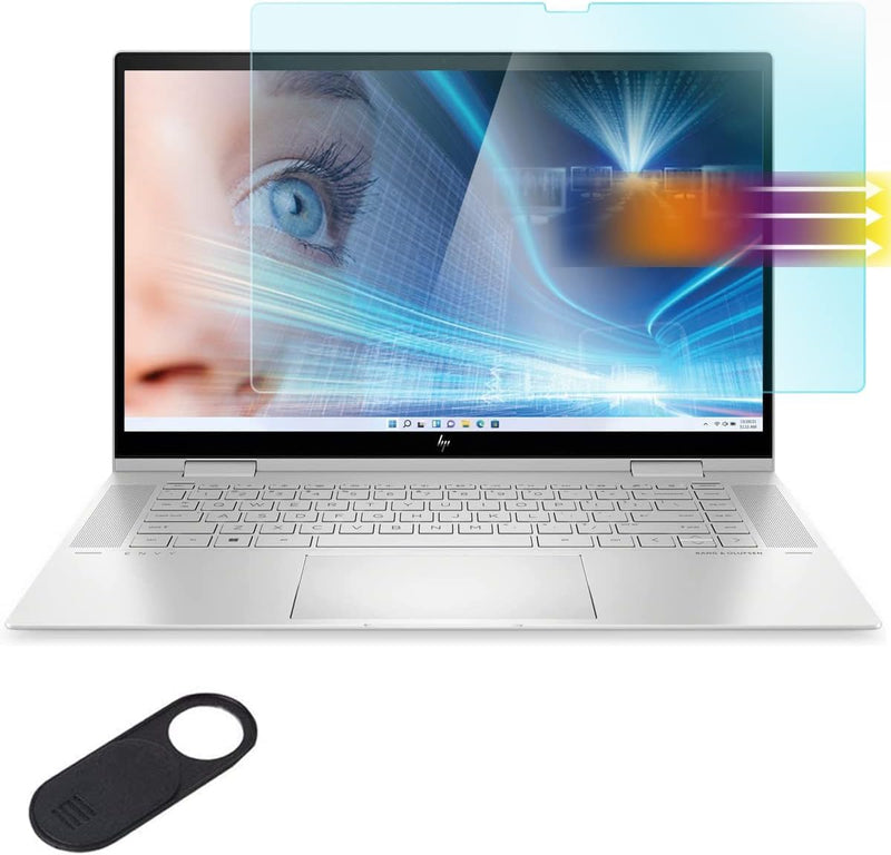 Screen Protector for HP Envy x360 2-in-1 laptop 15-fe 15-fh 2023 Series 15-fh0013dx 15-fh0023dx 15-fe0053dx 15-fe0013dx 15-fe0097nr,Eye Protection Anti Blue Light Anti Glare Filter, Anti Fingerprint