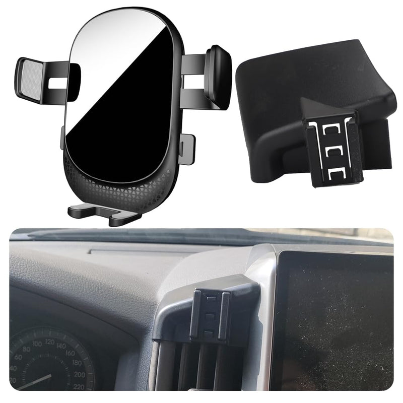 Car Phone Holder for Toyota Land Cruiser Auto Accessories[Special vehicle installation，only For 2016-2021 Land Cruiser][Auto Lock Hands Free Cell Phone Mount Car fits for iPhone & All Smartphones]