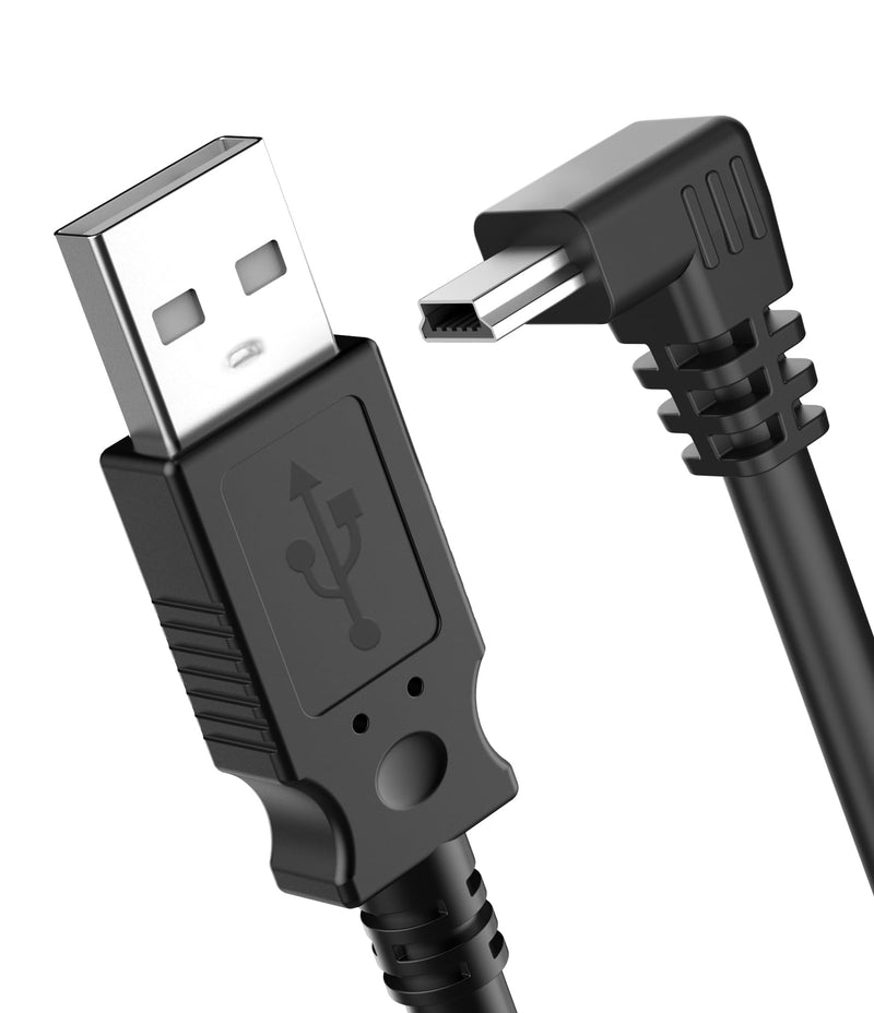 Charging Cable for Garmin GPS,(Mini USB 9.8Ft) Shielding 90 Degree Charger Cable Specifically Designed for Garmin GPS Replacement Power Cord Car Charger for Garmin Nuvi,Zumo XT,Drivesmart 65