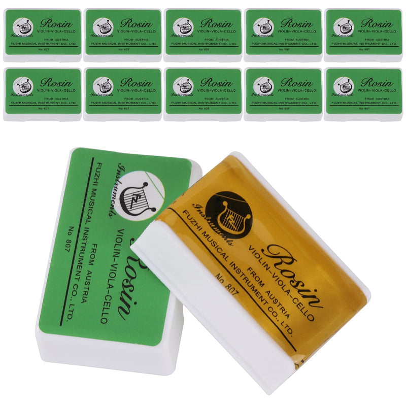 Violin Rosin 10 Pack Low Dust Natural Rosin for Violin, Viola, Cello Bows