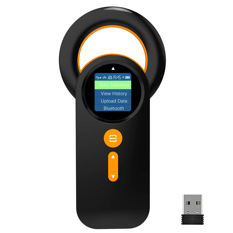 Symcode Animal Microchip Scanner with 1.44IN TFT Display, Bluetooth Wireless Pet Chip Scanner RFID Reader ISO11784/85/FDX-B/EMID 240 Records Data Storage Upload to PC New for 2024