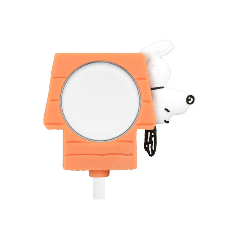 Gourmandies SNG-787B Peanuts Snoopy Apple Watch Genuine Charging Cable Compatible Silicone Cover Dog House Doghouse