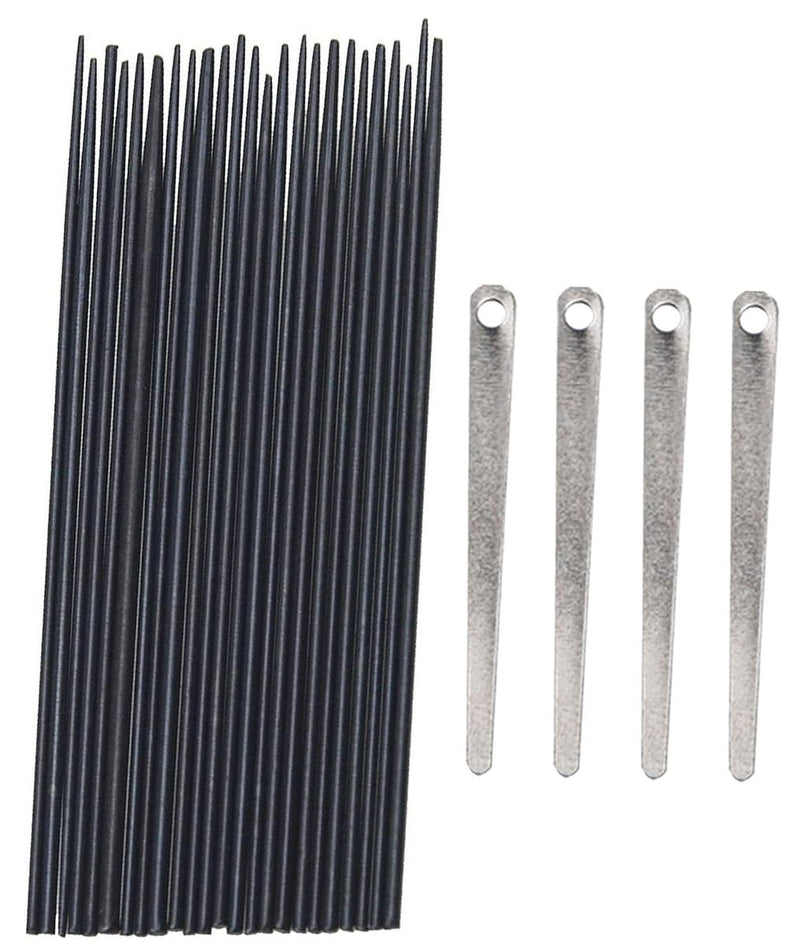 24pcs Saxophone Needle Springs, 4 Reed leaf for Saxophone Clarinet Flute Woodwind Instruments Repair Accessory