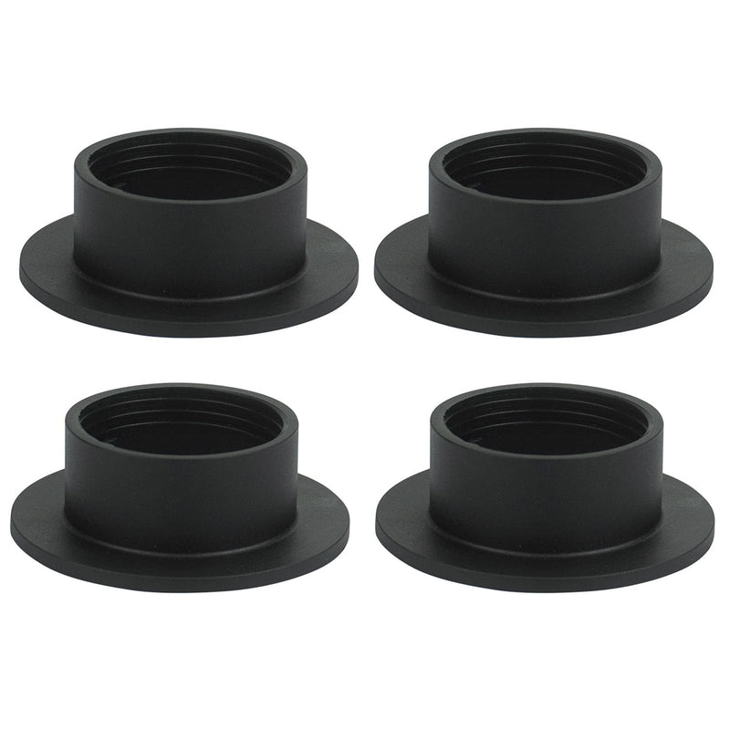 E26 E27 Light Socket Shade Ring,21.5mm/0.85inch Height Plastic Lamp Shade Collar Rings,Light Fixture Parts of Retainer Rings,Lock E26 E27 Socket with Thread Diameter 1-1/2 Inches (Black,4-Pack) Black,4-Pack