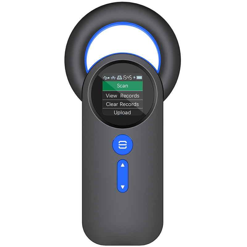 Symcode Bluetooth Pet Microchip Reader Wireless RFID Animal Chip ID Reader Scanner Animal ID Tag Handheld Scanner Animal Tag Reader EMID FDX-B(ISO11784/11785) 134.2KHz/125KHz Pet Microchip Scanner Q30