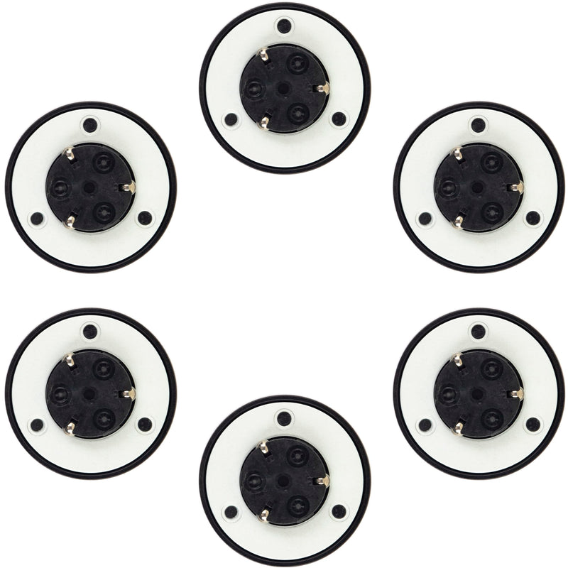 6pcs Spindle Hub CD Holder Replacement Parts for PS1 PSX Laser Head Lens Ceramic Motor Cap Turntable Gaming 440 Replacement Part