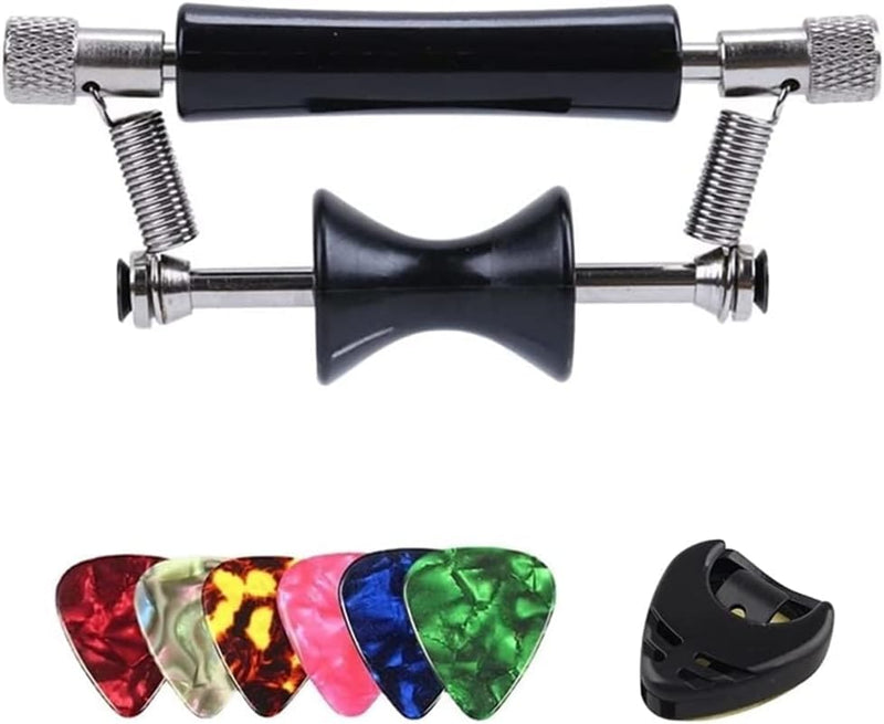 Guitar Capo Guitar Rolling Capo Sliding Capo Adjustable Capo Rubber and Stainless Steel Capo for Tuning Tone of String Instruments Like Folk Classic Acoustic Electric Guitar Ukulele Mandolin Banjo