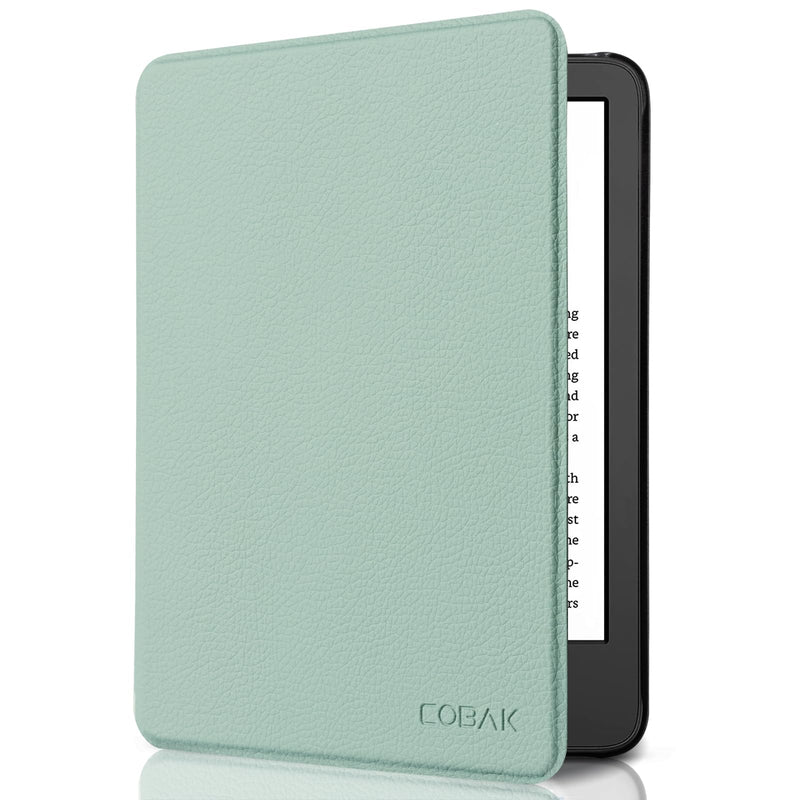CoBak Case for All New Kindle 11th Generation 2022 Release Only - Ultra Slim PU Leather Smart Cover with Auto Sleep and Wake, Premium Protective Case for 6“ E-Reader *Sage