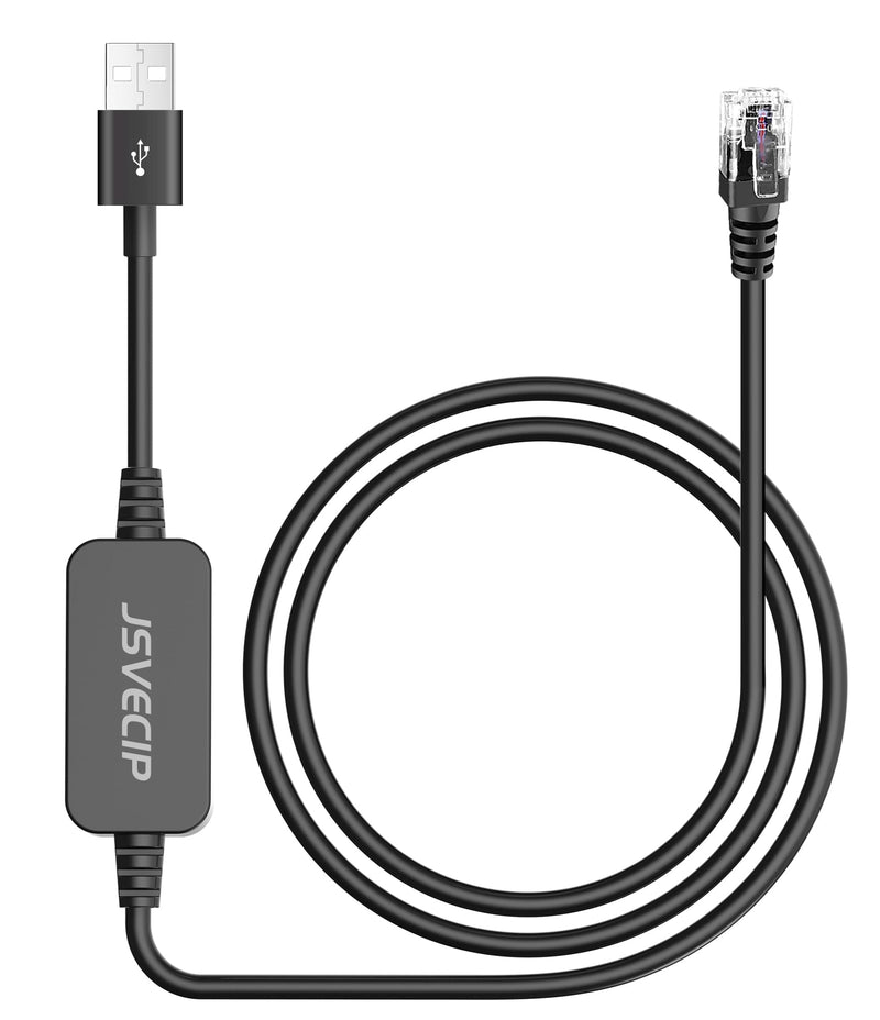 [AUSTRALIA] - Radar Detector Cable,USB to RJ11 Plug Cable Compatible with Uniden R3 R7 R1 Radar Detector,Escort 360, Passport 9500i/7500S/8500/7500/6800,5V/12V Car Lighter Adapter Cable RJ11-2M 