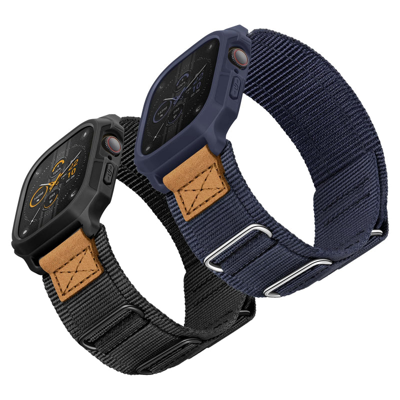 Bundle of the Rugged Nylon Apple Watch Band (Blue/Black)