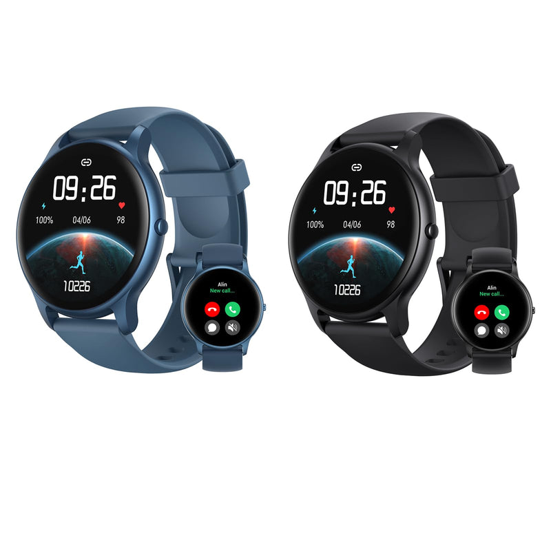 Parsonver Round Smart Watch PS01B Bundle with PS01BL