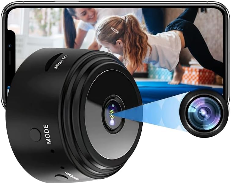 Hidden Spy Camera,1080P Wireless Mini WiFi Nanny Cam Smart Home, Pet Dog Camera Indoor Outdoor Baby Camera 1080P Remote Portable,Secret House Camera with Motion Detection Night Vision