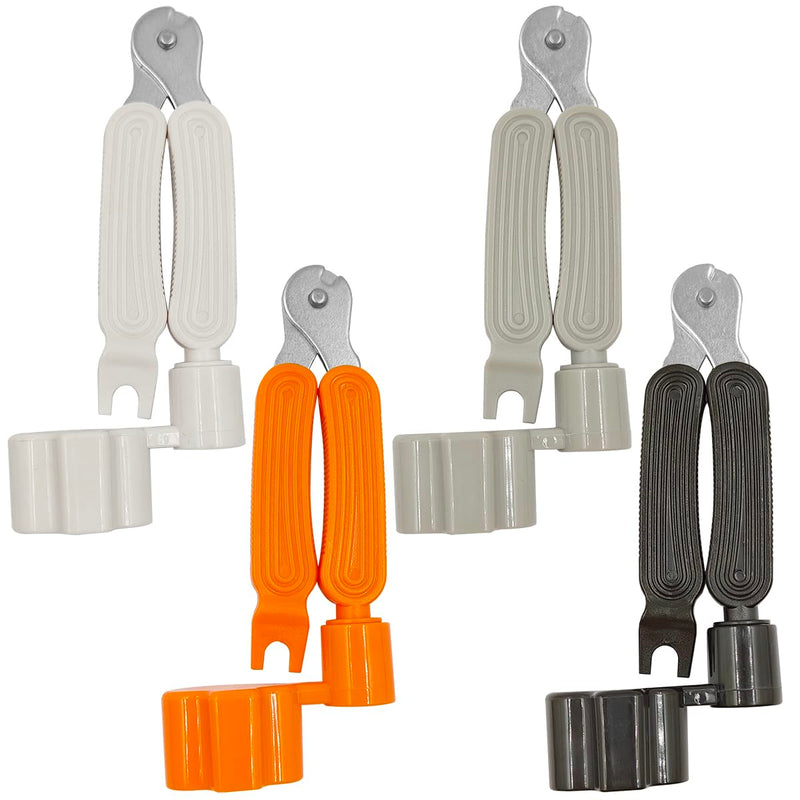 [AUSTRALIA] - Guitar String Winder, Guitar String Cutter, Guitar Bridge Pin Puller, lyfLux 3 in 1 Guitar Repair Tool (4 Pack) 