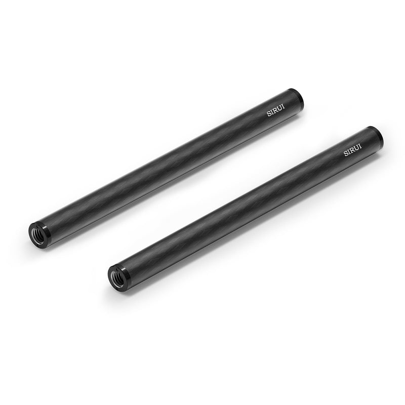 SIRUI 15mm Carbon Fiber Rod, Universal 8"/20cm Camera Rail Rods for 15mm Rod Rail Support System, Follow Focus, Should Rig, AM-CR200, Pack of 2