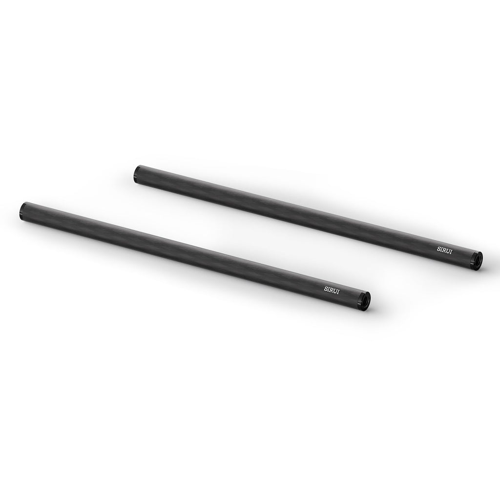 SIRUI 15mm Carbon Fiber Rod, Universal 12"/30cm Camera Rail Rods for 15mm Rod Rail Support System, Follow Focus, Should Rig, AM-CR300, Pack of 2