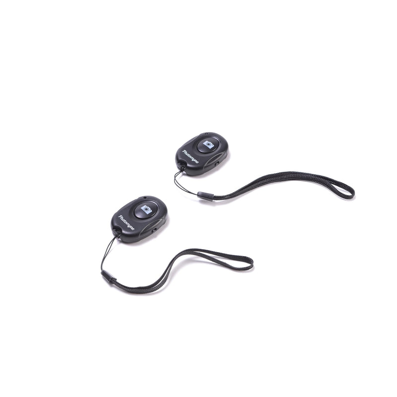 Photomyne Wireless Camera Shutter Clicker with Bluetooth Connection for iOS and Android Smartphones - Includes Wrist Strap (2 Pack) 2 pack
