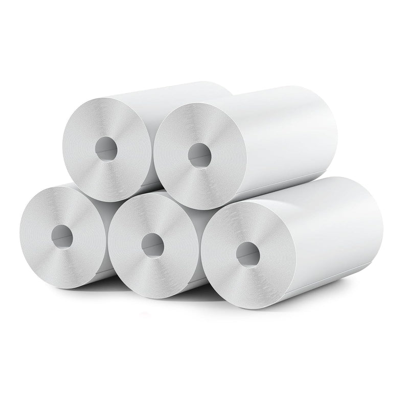 Kids Instant Camera Refill Print Paper-5 Rolls for Kids Instant Print Camera,HD Printing Thermal Print Paper Set Portable Refill Print Paper