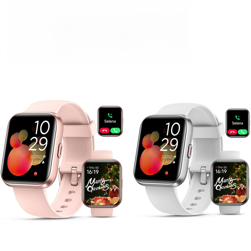 Smart Watch for Women Answer/Make Calls, 1.8'' Fitness Tracker Watch Alexa Built-in, Sleep Heart Rate Monitor, 2024 Ladies Smartwatches 120 Sport Modes 110 Dials, for Android iOS Phone, 2 Packs