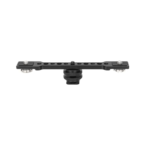 CAMVATE Bar Arm with Dual 1/4"-20 Camera Screw Mount & Shoe Adapter - 3483
