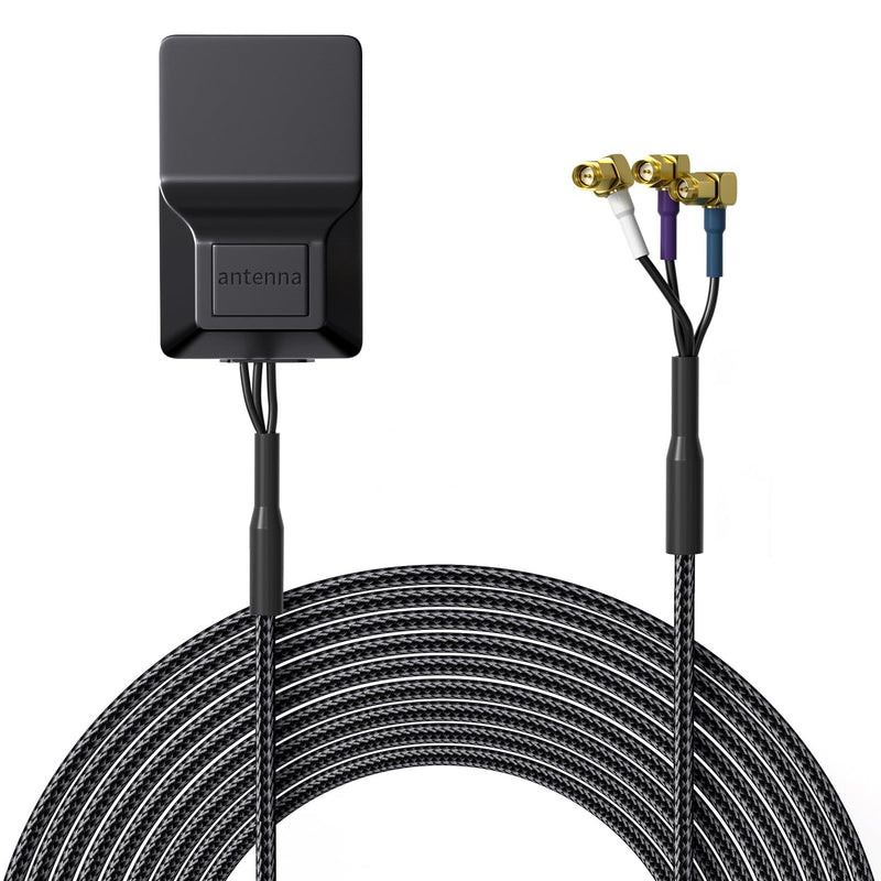 PEMP SMA GPS Antenna, SMA 4G Antenna and WiFi Antenna 3 in 1 for Car Radio Android Navigation. GPS(S)+4G(S)+WIFI(S)