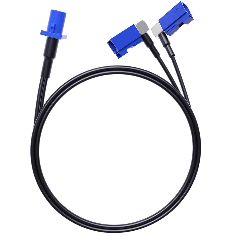 [AUSTRALIA] - PEMP GPS Antenna Adapter 1 Fakra Male to 2 Female Sockets for Between The Car Radio Android Screen and The OEM Head Unit. GPS ADAP F-2F 
