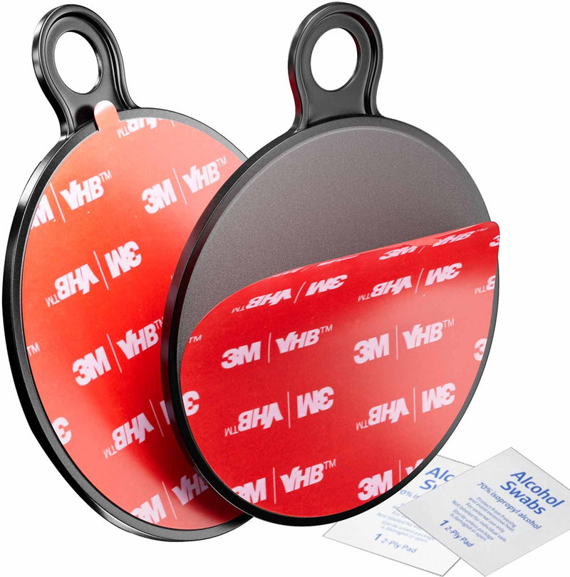 Dashboard Pad Mounting Disk for Suction Cup Mount - 3M Dashboard Sticky Pad for Car Phone Holder - Ultra Sticky Adhesive Replacement Disc for Garmin Dash Cam, GPS, iOttie Car Mount - 75mm 2-Pack