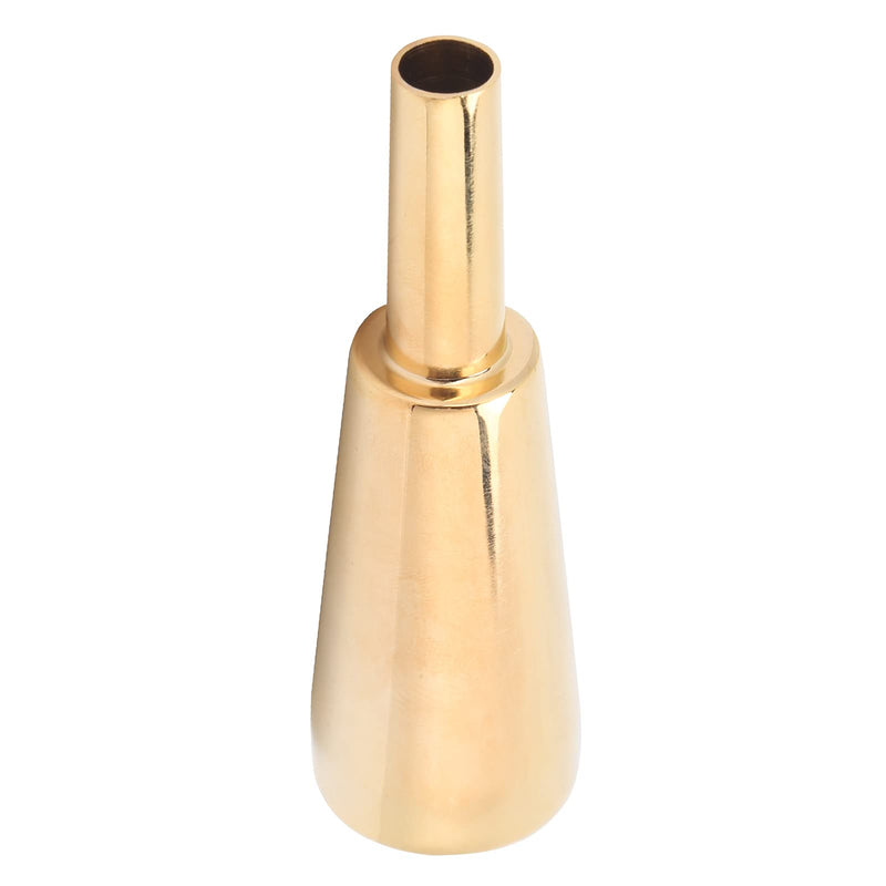 Trumpet Mouthpiece, Heavy Duty Cone Metal Wind Musical Instrument Parts Performance Accessories (Gold)