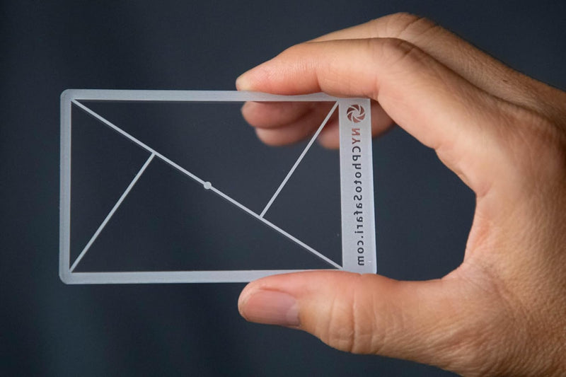 (2 Pack) Golden Triangle Composition Tool View Finder/Viewer Photography/Painting/Drawing Credit Card Size Fits in Wallet/Camera Bag 2