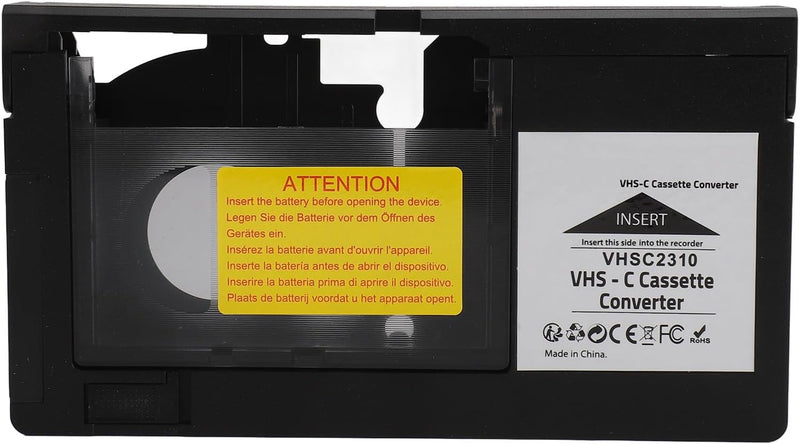 [AUSTRALIA] - Original Factory Sealed My Needle Store Cassette Adapter for Camcorders SVHS VHS-C to VHS – Ideal for VCR Player, VHS Tapes, Video Cassette Player and VHS to Digital Converting. 