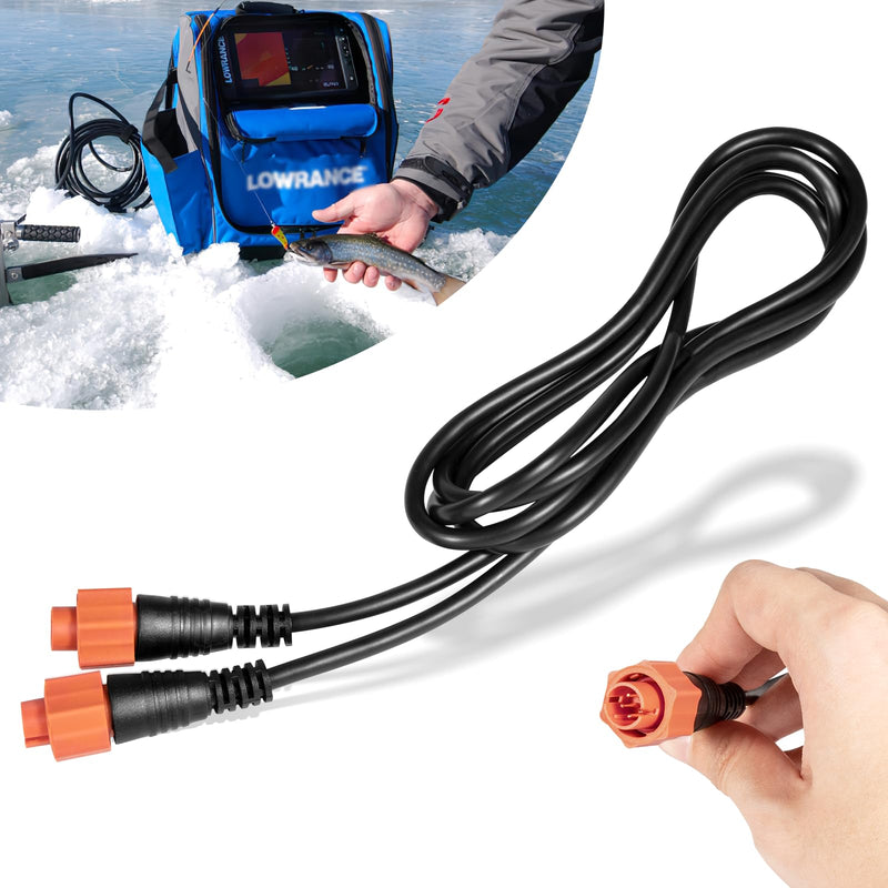 3004.7036 Replacement for Lowrance Ethernet Cable, 15ft (4.5m), Ethext-15Yl | 5-Pin Network Cable, Fit for Most Lowrance Devices, High-Speed, Plug and Play 15 Feet