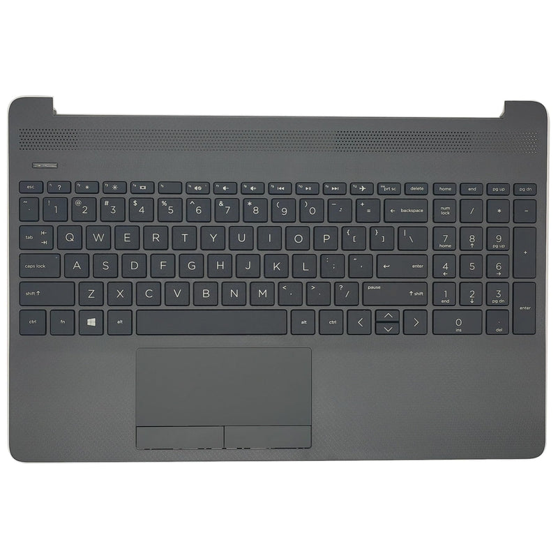 Replacement for HP 15-DW 250 255 256 G8 G9 Laptop Upper Case Palmrest with US Layout Non-Backlit Keyboard Assembly M31099-001 Black | Upper Case Top Cover Replacement,Non-Backlit Keyboard,US Layout,Black,P/N M31099-001/AP2H8000E60