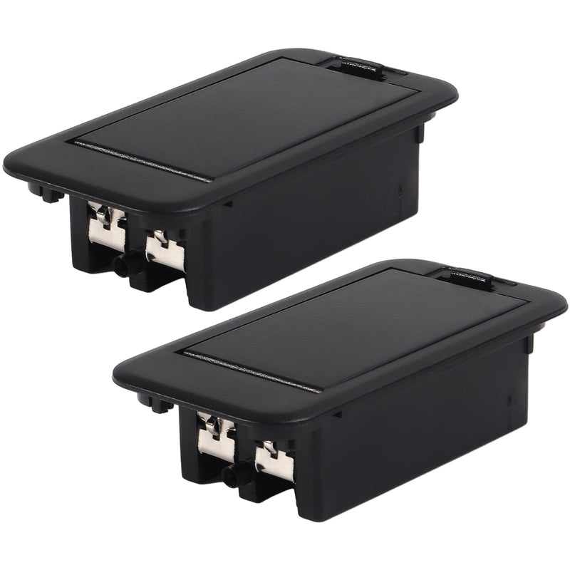 2pcs 9V Battery Cover Battery Box Case Compartment for Active Guitar Bass 2pcs