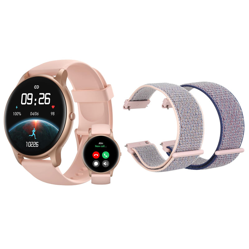 Parsonver PS01G Smart Watch with Bluetooth Call Bundle with PSWB1G 22mm Watch Band