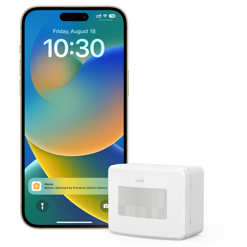 [AUSTRALIA] - Smart Motion Sensor, Wireless Hygrometer, Thermometer, Works with Apple HomeKit, Smart Home Automation, PIR Motion Detector-Thread ((iOS 17.4 and Above is Required) white 