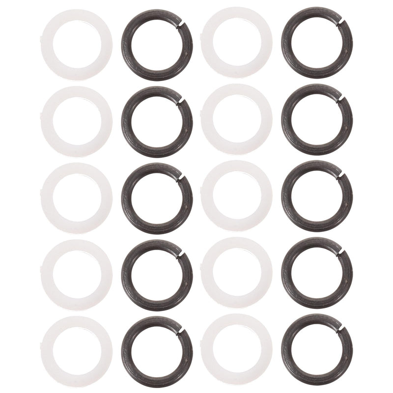 10 Pairs Guitar Peg Spacer Portable Guitar Gasket Tuner Supply Guitar Tuning Peg Gasket Guitar Spacer for Tuner Replaceable Tuner Washer Tuner Peg Washers Tuner Guitar Pads