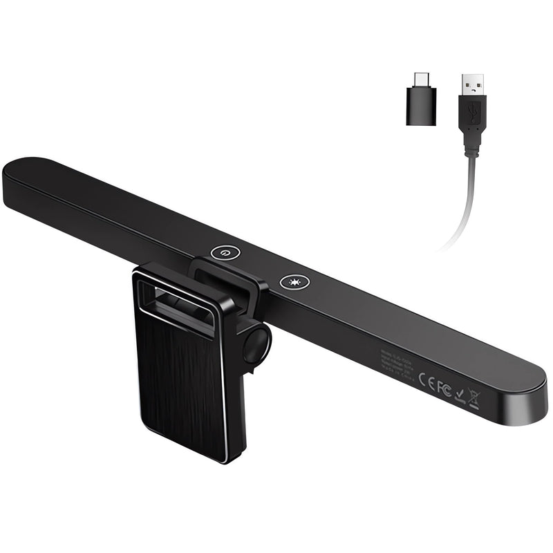 Laptop Monitor Light Bar, Computer USB Lamps with Touch Dimmer Switch, E-Reading LED Light Anti-Glare for Office/Home, Hue/Brightness/Color Temperature Adjustment