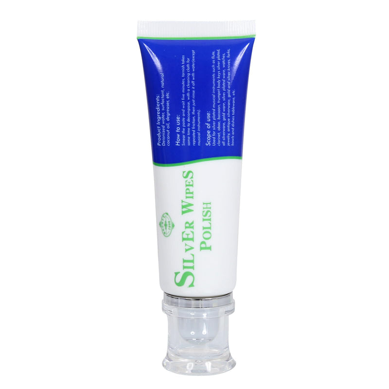 [AUSTRALIA] - Silver Wipe Polish Cleaner Removes Surface Oxidation Tarnish from Sterling Silver, Silver and Gold Jewellery and the Keys of Instruments for Flutes, Clarinets, Oboes, Bassoons, Trumpets,Silverware 
