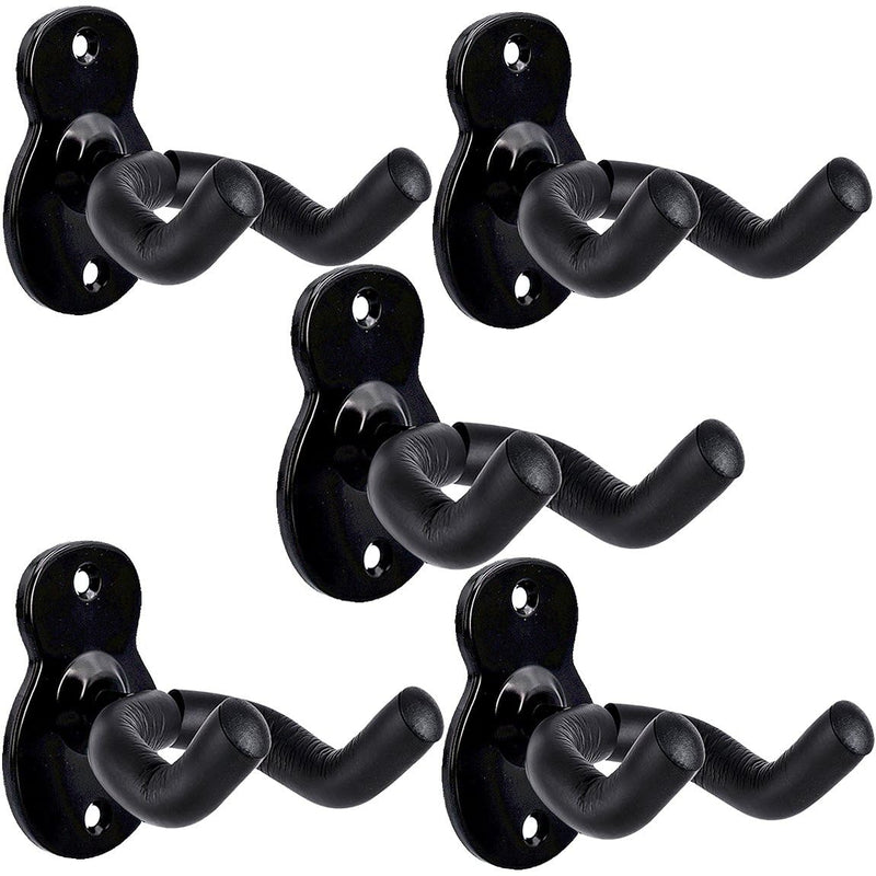 [AUSTRALIA] - Sound harbor Guitar Wall Mount 5 Pack Wall Hangers for for Acoustic Electric Bass Guitar and More 5Pack Hanger 