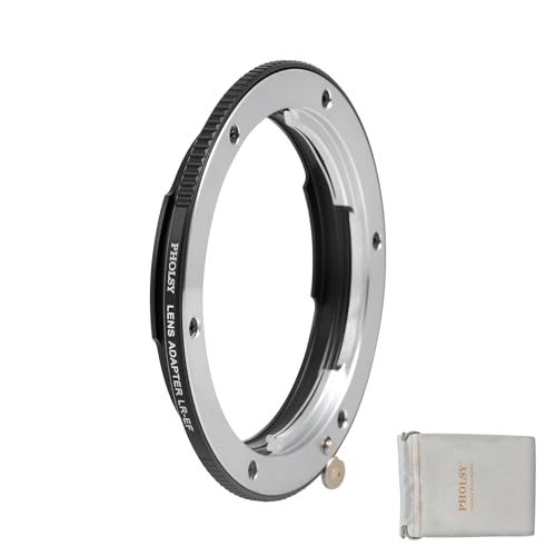 PHOLSY Lens Mount Adapter Compatible with Leica R Lens to Canon EF Camera Leica R to Canon EOS