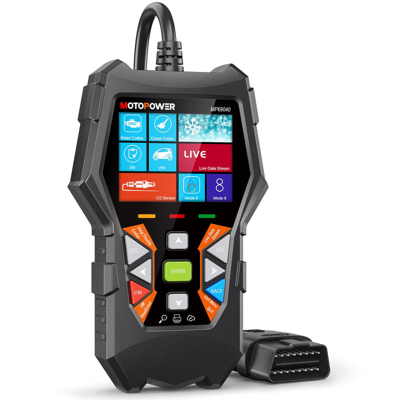 [AUSTRALIA] - MOTOPOWER MP69040 Car OBD2 Scanner Check Engine Fault Code Reader Diagnostic Scan Tool, Black 